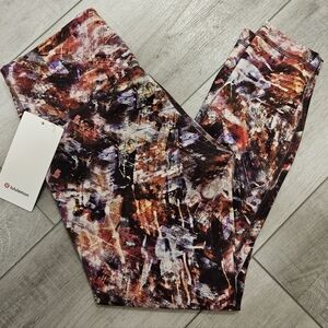 Lululemon Wunder Train High-Rise Tight 25" Urbantricity Multi Sz 10 NWT $98